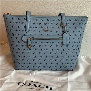 COACH Butterfly print taylor tote